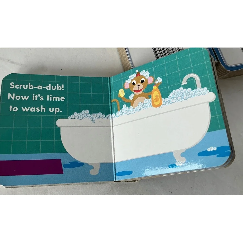 Baby Einstein Board Books Set of 6 Chunky‎ Educational Toddler Books 3x3 Multi
